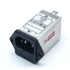 【278-0331】IECインレット、2A 250 V ac、1ヒューズ シャーシマウント