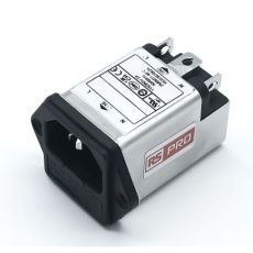 【278-0333】IECインレット、2A 250 V ac、1ヒューズ シャーシマウント