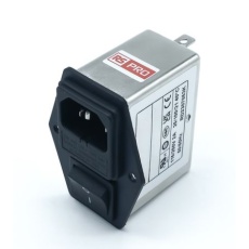 【278-0344】IECインレット、2A 250 V ac、1ヒューズ 2極 シャーシマウント