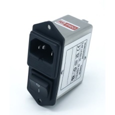 【278-0354】IECインレット、4A 250 V ac、1ヒューズ 2極 シャーシマウント