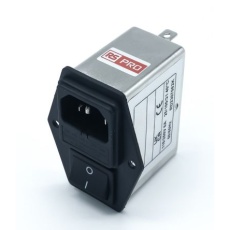 【278-0362】IECインレット、6A 250 V ac、2ヒューズ 2極 シャーシマウント