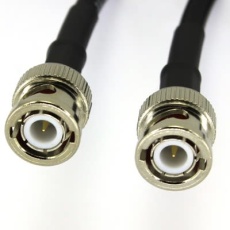 【283-4804】RG223 同軸ケーブル 50 Ω BNC BNC 100mm