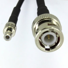 【283-4807】RG174 同軸ケーブル 50 Ω BNC SMB 1m
