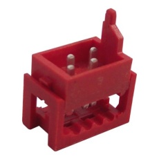 【284-6490】IDCコネクタ、2.54mm ピッチ、4 ピン、2 列、オス