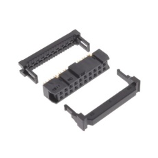 【284-6504】IDCコネクタ、2.54mm ピッチ、20 ピン、2 列、メス