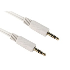 【286-2871】AUXケーブル 3.5 mmステレオジャック 3.5 mmステレオジャック 0.2m