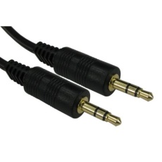 【286-2874】AUXケーブル 3.5 mmステレオジャック 3.5 mmステレオジャック 7.5m