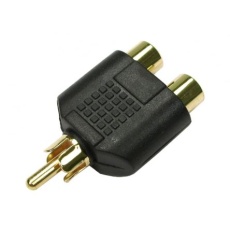 【286-2903】A/Vコネクタアダプタ RCA RCA