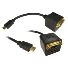 【286-3352】HDMIアダプタ HDMI DVI-D、HDMI