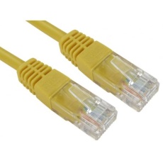【286-3650】Cat5e イーサネットケーブル、RJ45-RJ45、7m、黄、UTP