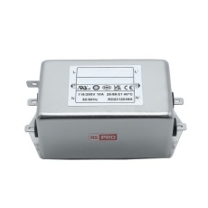 【286-7260】EMIフィルタ、電源ラインフィルタ、ノイズフィルタ、10A、115 / 250 V ac、1.相 シャーシーマウント