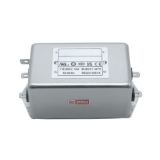 【286-7276】EMIフィルタ、電源ラインフィルタ、ノイズフィルタ、16A、115 / 250 V ac、1.相 シャーシーマウント