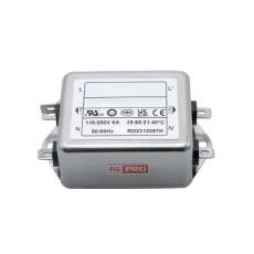【286-7295】EMIフィルタ、電源ラインフィルタ、ノイズフィルタ、6A、115 / 250 V ac、1.相 シャーシーマウント