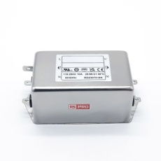 【286-7297】EMIフィルタ、電源ラインフィルタ、ノイズフィルタ、10A、115 / 250 V ac、1.相 シャーシーマウント
