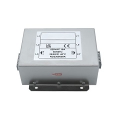 【286-7320】EMIフィルタ、電源ラインフィルタ、ノイズフィルタ、16A、300/520 V ac、3相 シャーシーマウント