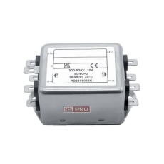 【286-7321】EMIフィルタ、電源ラインフィルタ、ノイズフィルタ、10A、300/520 V ac、3相 シャーシーマウント