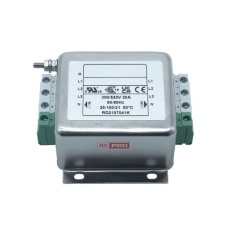 【286-7323】EMIフィルタ、電源ラインフィルタ、ノイズフィルタ、20A、300/520 V ac、3相 DINレール