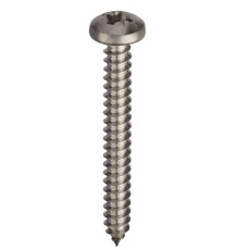 【287-3905】タッピング ネジ 長さ(メートルねじ):8mm なべ形 ステンレス鋼(100個入り)