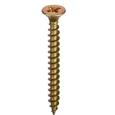 【287-4228】木ねじ、4.33インチ Length、110mm Length 皿頭、ねじサイズ: 6mm(25個入り)