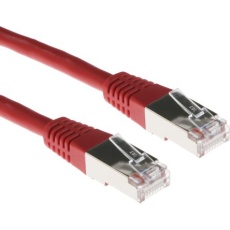 【294-8409】Cat5 イーサネットケーブル、RJ45-RJ45、5m、赤、F/UTP