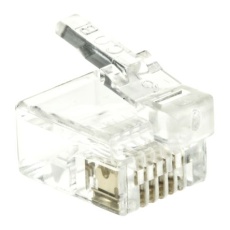 【331-6370】RJ11コネクタ、オス、RJ11コネクタ、ケーブルマウント、Cat4