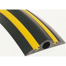 【342-7543】床用モール 内径:30mm 長さ:4.5m 黒/黄