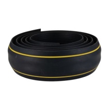 【365-9683】床用モール、内径:30mm、長さ:3m、黒/黄