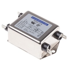 【386-4071】RFIフィルタ、15A、250 V ac/dc、単相 シャーシーマウント