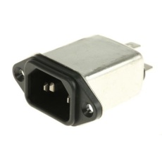 【386-4188】IECフィルタ、6A 250 V ac、Noneヒューズ なし パネルマウント
