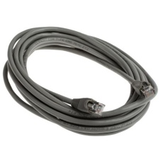 【400-9663】Cat5e イーサネットケーブル、RJ45-RJ45、5m、グレー、U/FTP