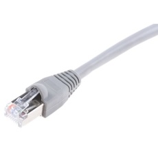 【400-9764】Cat5e イーサネットケーブル、RJ45-RJ45、5m、グレー、U/FTP