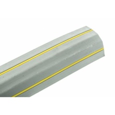 【417-9958】床用モール、内径:14mm、長さ:3m、グレー/黄