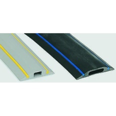 【417-9992】床用モール、内径:30mm、長さ:9m、グレー/黄