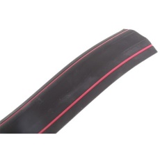 【418-0037】床用モール、内径:30 x 10mm、長さ:3m、黒/赤(3m入り)