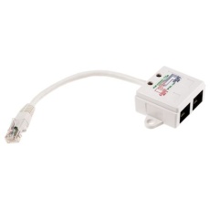 【443-9165】2ポート RJアダプタ Cat5e シールドなし