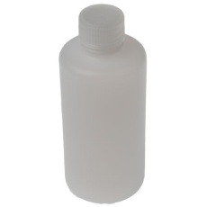 【461-0421】HDPE製 細口 丸形ボトル 250ml