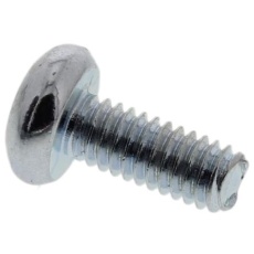 【482-7455】なべ形 小ねじ M2.5 6.0mm スチール(100個入り)