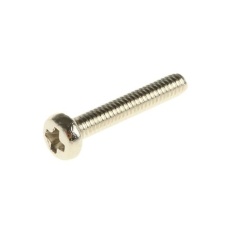 【483-0035】なべ形 小ねじ M2 12.0mm 真鍮(100個入り)