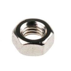 【483-0546】六角ナット M5 真鍮(100個入り)