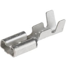 【488-1229】メス スペードコネクタ、オープンバレル タイプ: 0.3mm2 → 1.25mm2 22AWG → 16AWG