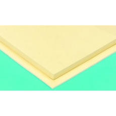 【506-3034】ゴムシート ベージュ、1m x 3mm x 1m