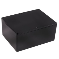 【517-3995】アルミニウム 165.8 x 127.3 x 76.3mm Black