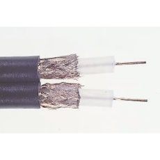 【521-8284】RG59 SDI同軸ケーブル 75 Ω 100m(100m入り)
