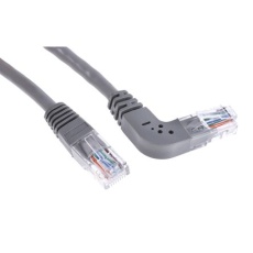 【528-0122】Cat5e イーサネットケーブル、RJ45-RJ45、2m、グレー、U/UTP