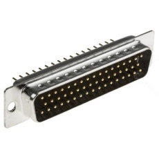 【528-3581】D-subコネクタ 50極 オス スルーホール実装