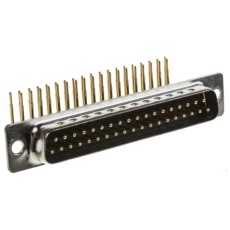 【528-3682】D-subコネクタ 37極 オス スルーホール実装