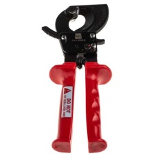 【541-6898】ラチェットケーブルカッター ニッパー 全体長さ:250 mm 最大切断能力:32mm