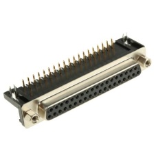 【544-4017】D-subコネクタ 37極 メス スルーホール実装