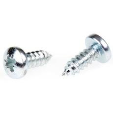 【546-5749】タッピング ネジ、長さ(メートルねじ):13mm、なべ形、スチール(100個入り)