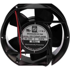 【619-6719】軸流ファン 電源電圧:24 V dc、DC、172 x 150mm